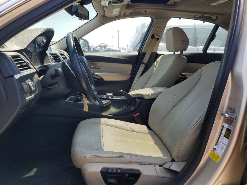 2015 BMW 3 series VIN WBA3C1C54FP854195 COPART salvage auction — FRONT END, CA - SALVAGE CERTIFICATE, sold $775 on 2026-07-08 (photo 7)