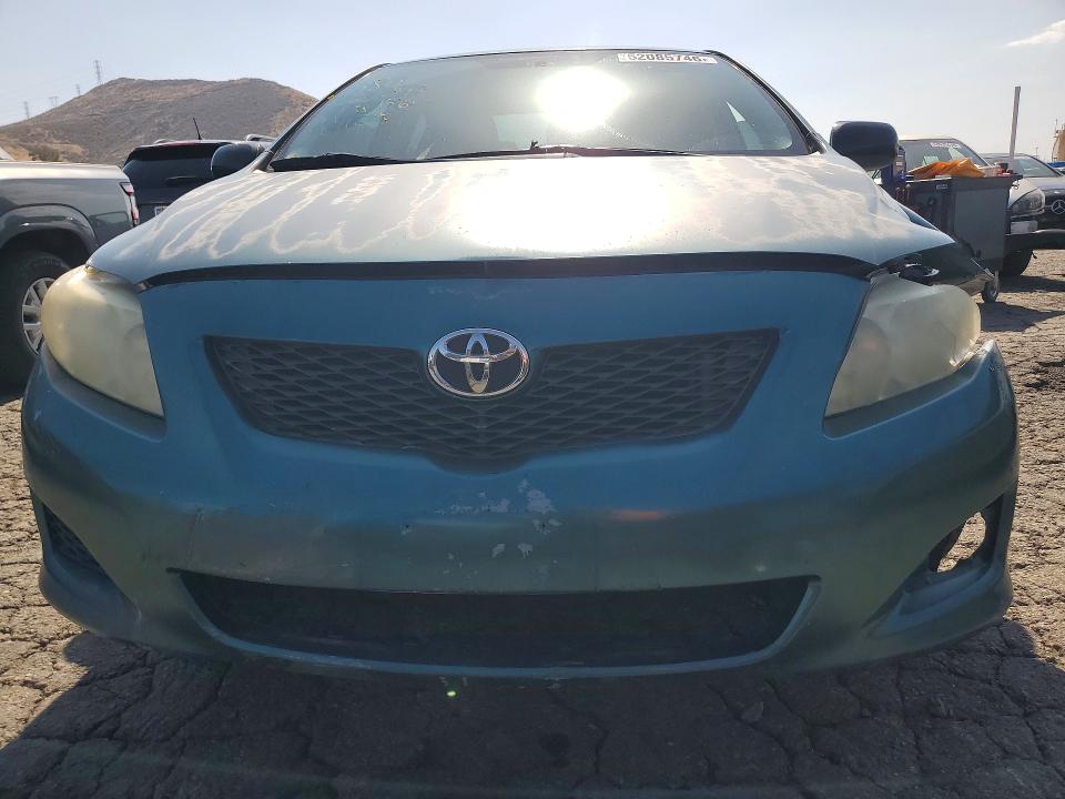 2009 Toyota Corolla VIN JTDBL40E099028389 COPART salvage auction — FRONT END, Ca - Salvage Certificate, sold $800 on 2026-07-06 (photo 5)