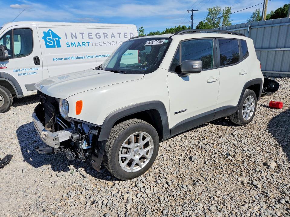 2021 Jeep Renegade VIN ZACNJDD13MPN32627 COPART salvage auction — FRONT END, Mi - Certificate Of Title, sold $4,100 on 2026-07-16 (photo 1)