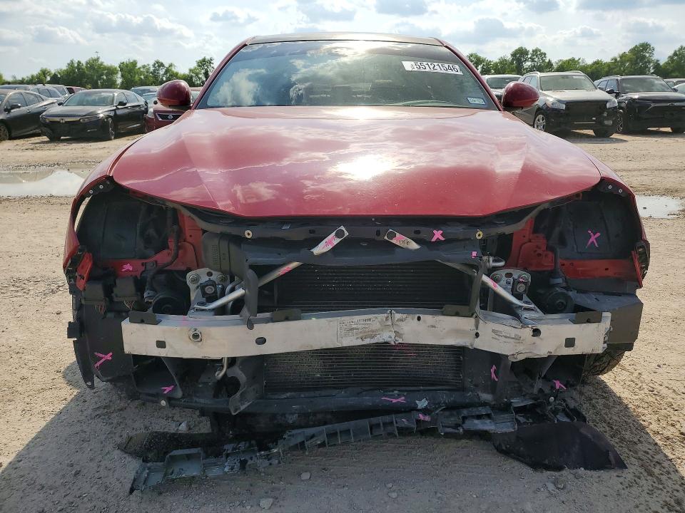 2018 Alfa romeo Giulia VIN ZARFAECN6J7577478 COPART salvage auction — FRONT END, Tx - Salvage Vehicle Title, sold $6,500 on 2026-08-28 (photo 5)