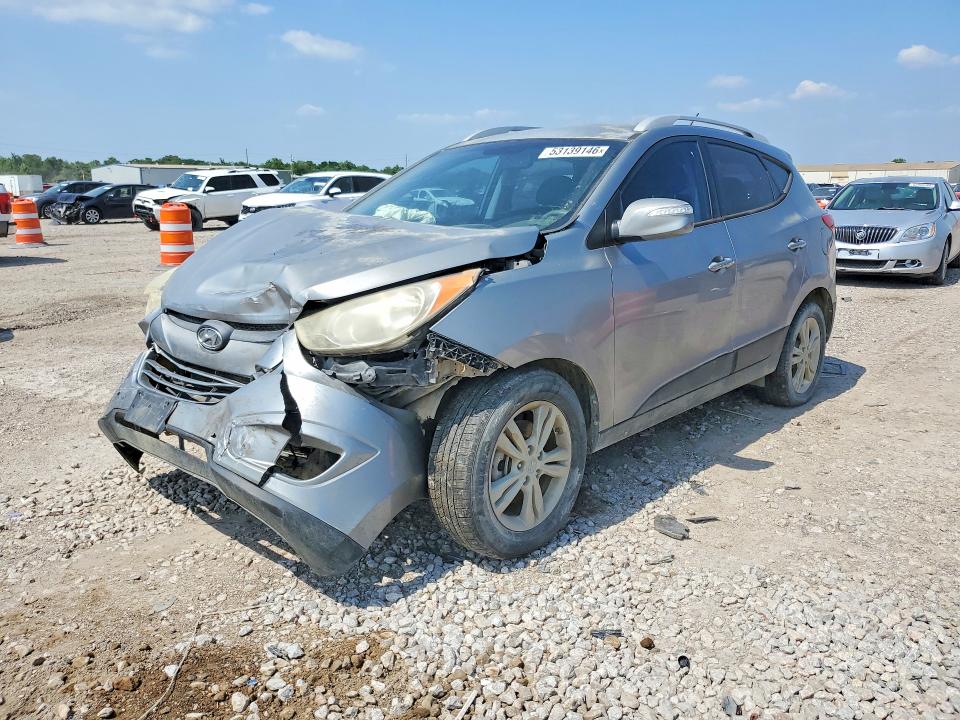 2012 Hyundai VIN KM8JU3AC4CU537112 COPART salvage auction — FRONT END, Tx - Salvage Vehicle Title, sold $750 on 2026-07-06 (photo 1)
