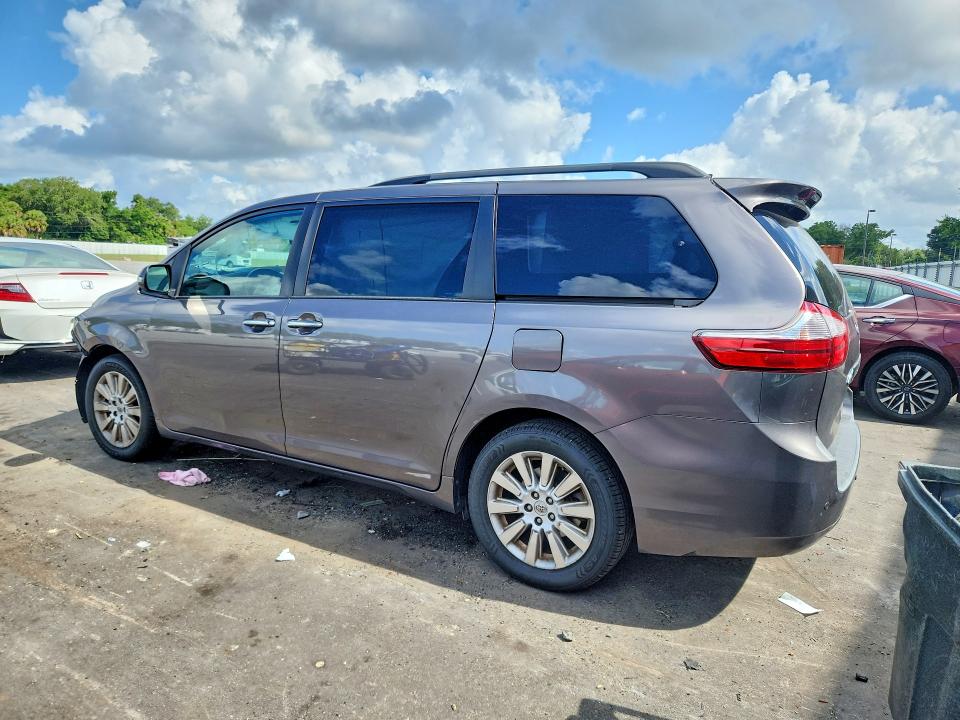2016 Toyota VIN 5TDDK3DC5GS134706 COPART salvage auction — FRONT END, Fl - Cert Of Title Slvg Rebuildable, sold $2,950 on 2026-07-08 (photo 2)
