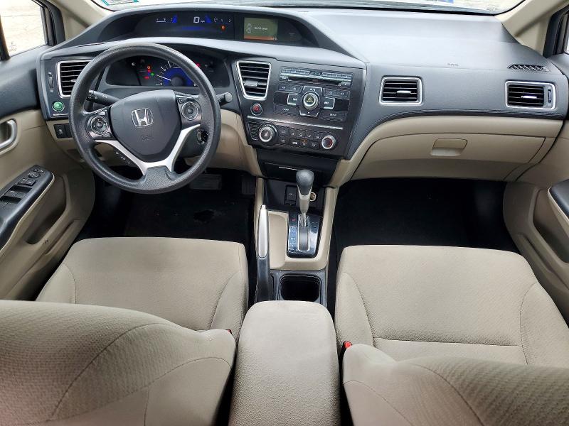 2013 Honda Civic VIN 19XFB2F52DE221762 COPART salvage auction — FRONT END, Nj - Certificate Of Title, sold $1,000 on 2026-07-02 (photo 8)