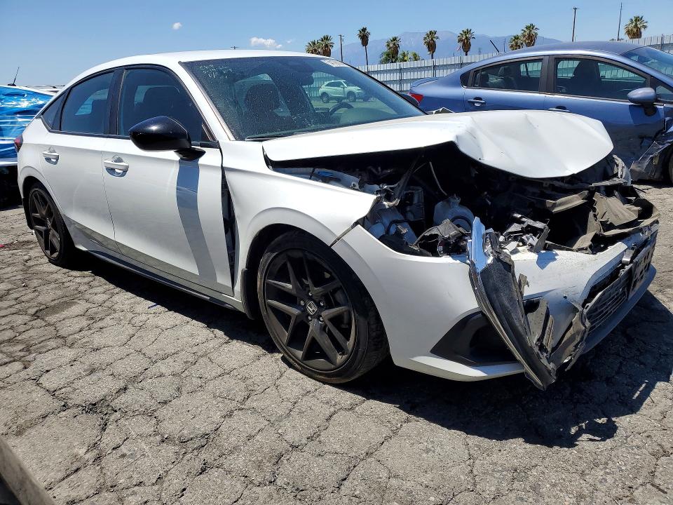 2024 Honda Civic VIN 19XFL2H8XRE000504 COPART salvage auction — FRONT END, Ca - Salvage Certificate, sold $5,300 on 2026-07-02 (photo 4)