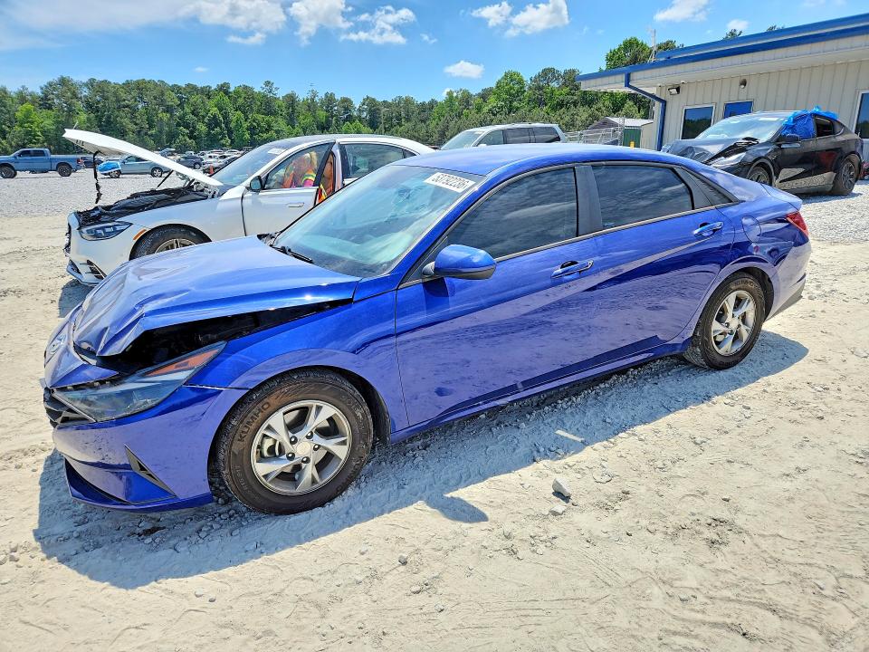 2023 Hyundai Elantra VIN 5NPLL4AG2PH089395 COPART salvage auction — FRONT END, Ga - Cert Of Title-Salvage, sold $4,150 on 2026-07-14 (photo 1)