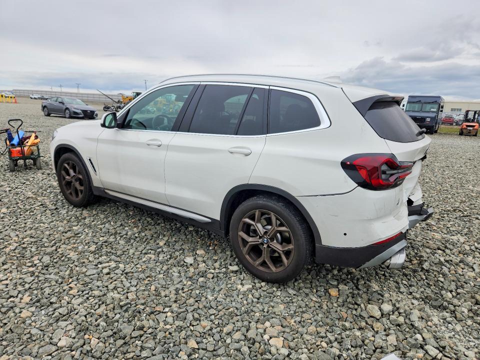 2024 BMW X3 VIN 5UX53DP00R9X42822 COPART salvage auction — REAR END, Ca - Salvage Certificate, sold $21,700 on 2026-07-16 (photo 2)