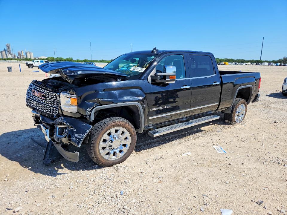 2019 Gmc SIERRA VIN 1GT12SEG7KF258984 COPART salvage auction — FRONT END, Tx - Certificate Of Title, sold $14,500 on 2026-07-30 (photo 1)