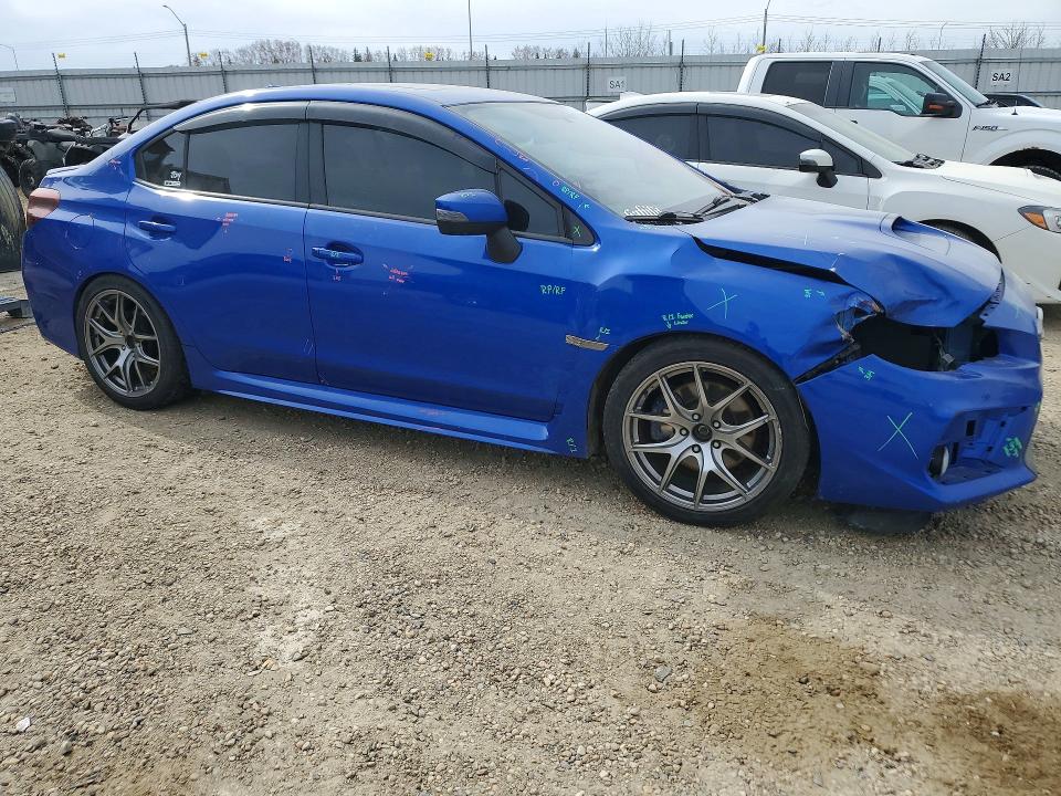 2018 Subaru Wrx VIN JF1VA1H60J9807168 COPART salvage auction — FRONT END, Ab - Bos - Salvage, sold $4,750 on 2026-07-09 (photo 4)