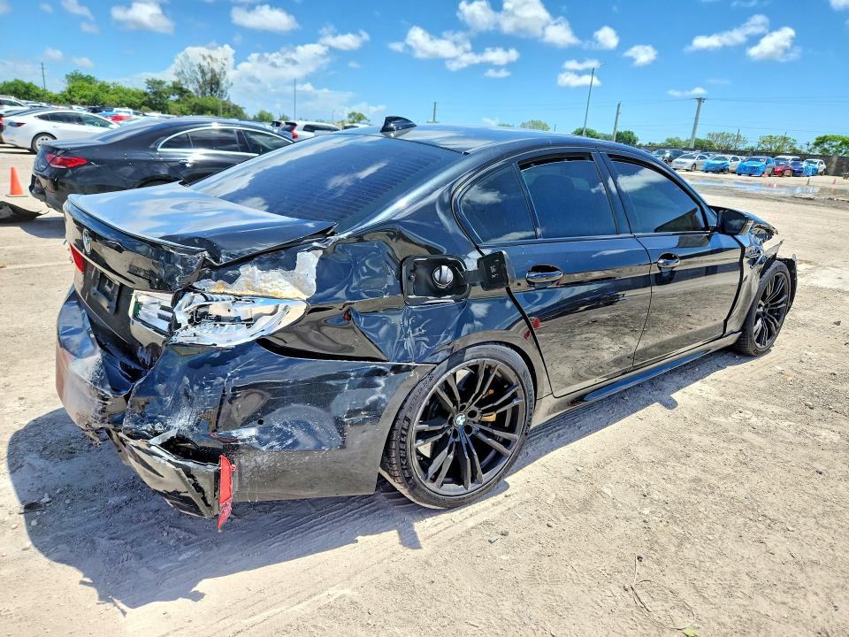 2019 BMW M5 VIN WBSJF0C5XKB448711 COPART salvage auction — FRONT END, Fl - Cert Of Title Slvg Rebuildable, sold $16,300 on 2026-07-08 (photo 3)