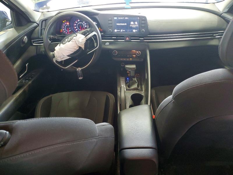 2022 Hyundai Elantra VIN 5NPLM4AG0NH060018 COPART salvage auction — FRONT END, Va - Cert Of Title - Salvage, sold $2,300 on 2026-07-10 (photo 8)