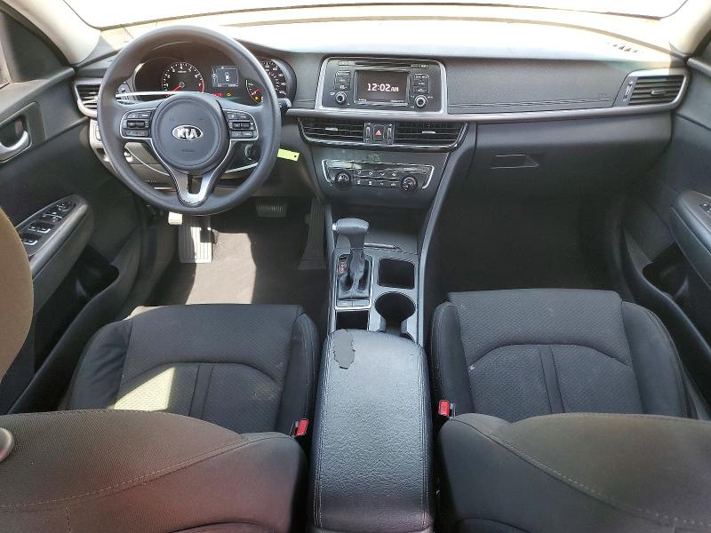 2016 Kia Optima VIN 5XXGT4L32GG105960 COPART salvage auction — REAR END, Ca - Salvage Certificate, sold $700 on 2026-07-21 (photo 8)