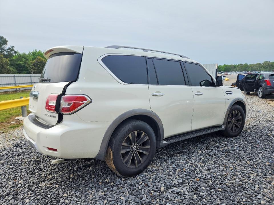 2017 Nissan Armada VIN JN8AY2NFXH9303353 COPART salvage auction — BURN, Tn - Salvage Certificate, sold $2,650 on 2026-07-02 (photo 3)