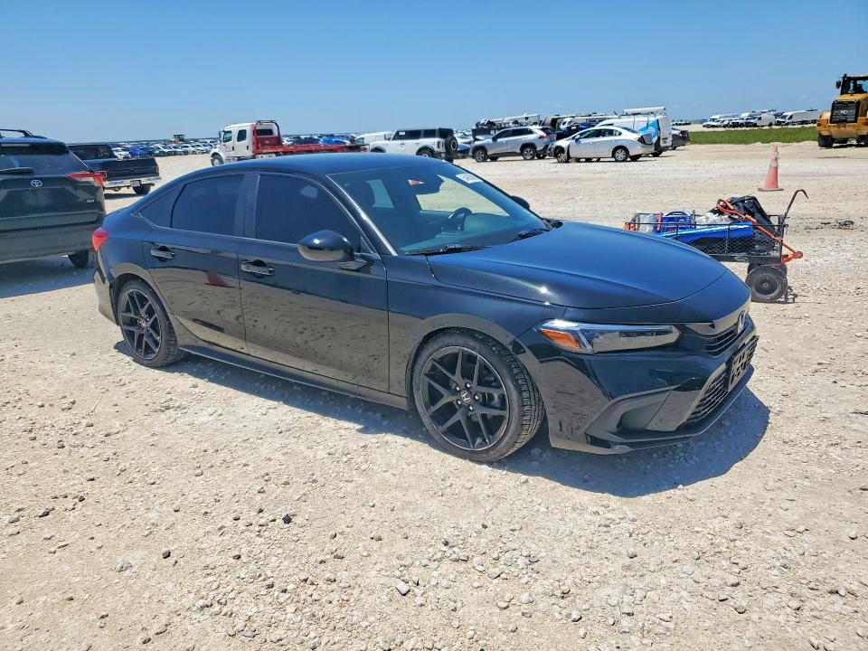 2022 Honda Civic VIN 2HGFE2F54NH567052 COPART salvage auction — REAR END, Tx - Salvage Vehicle Title, sold $9,100 on 2026-07-02 (photo 4)