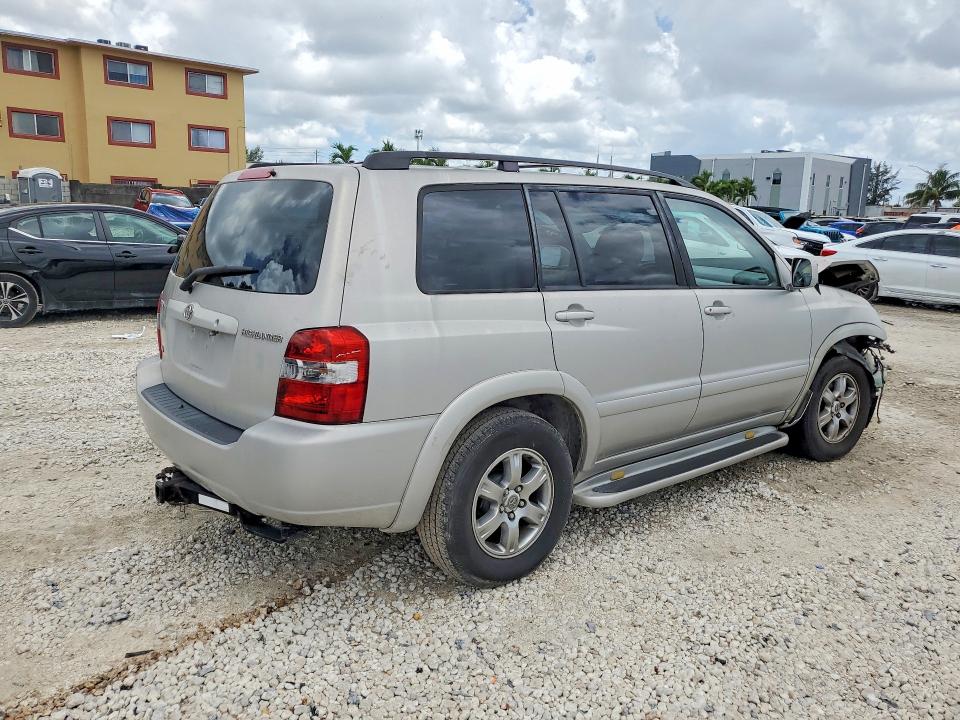 2006 Toyota Highlander VIN JTEGP21A860102664 COPART salvage auction — FRONT END, FL - CERT OF TITLE SLVG REBUILDABLE, sold $575 on 2026-07-31 (photo 3)