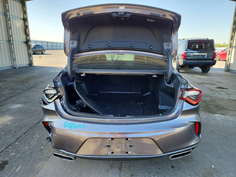 2023 Acura Tlx VIN 19UUB5F43PA000793 COPART salvage auction — REAR END, Ca - Salvage Certificate, sold $9,400 on 2026-07-02 (photo 6)