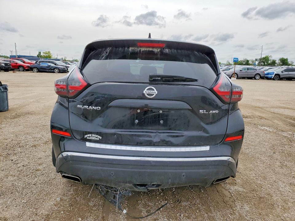 2022 Nissan Murano VIN 5N1AZ2CS4NC107296 COPART salvage auction — HAIL, Ia - Cert Of Title-Salvage Title, sold $8,800 on 2026-07-08 (photo 6)