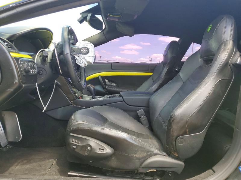 2013 Maserati Granturismo VIN ZAM45VLA8D0069105 COPART salvage auction — FRONT END, Ca - Salvage Certificate, sold $4,650 on 2026-08-10 (photo 7)