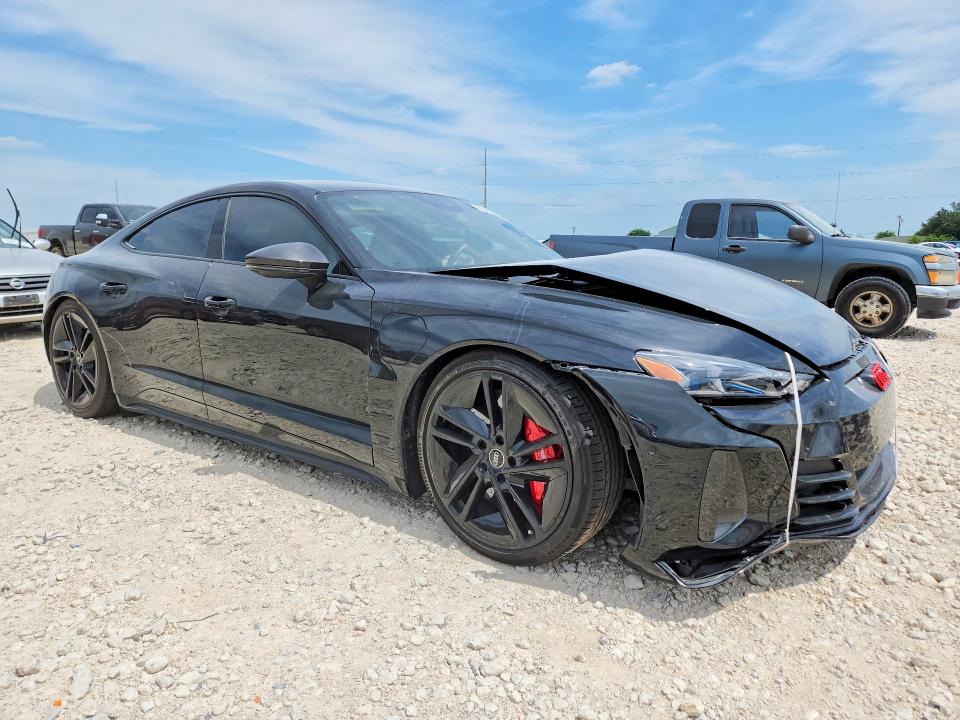 2023 Audi Rs e-tron gt VIN WAUAHBFW6P7901697 COPART salvage auction — FRONT END, Tx - Salvage Vehicle Title, sold $20,300 on 2026-07-23 (photo 4)