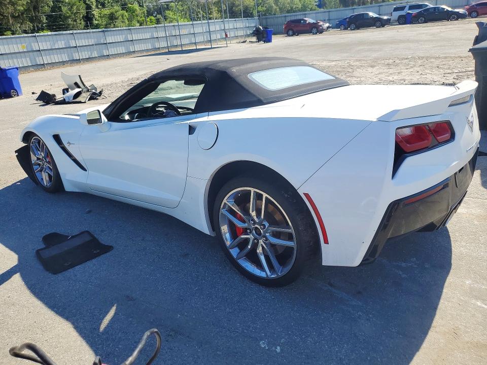 2016 Chevrolet Corvette stingray VIN 1G1YD3D75G5117871 COPART salvage auction — FRONT END, GA - CERT OF TITLE-SALVAGE, sold $8,400 on 2026-07-30 (photo 2)