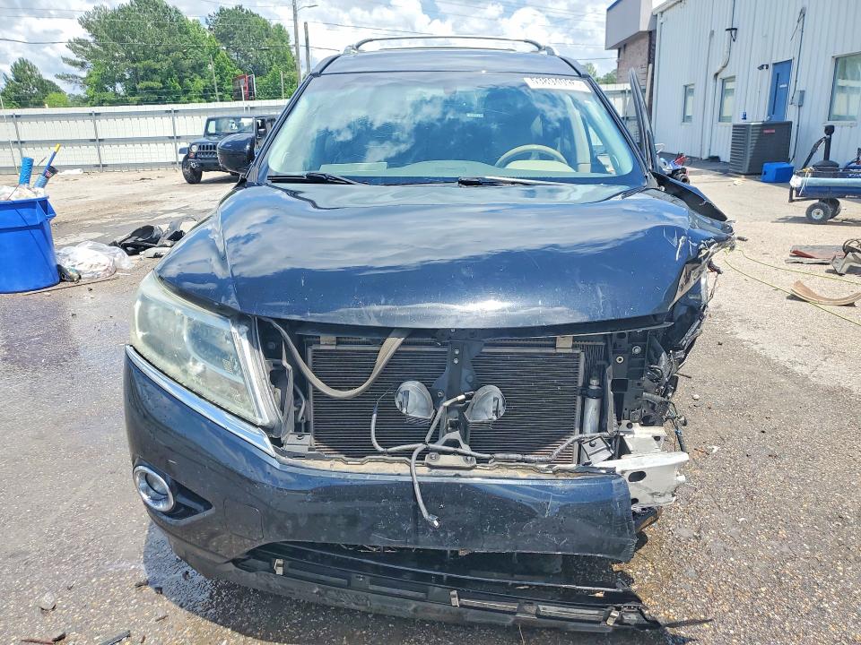 2015 Nissan Pathfinder VIN 5N1AR2MN9FC602653 COPART salvage auction — FRONT END, Al - Cert Of Title-Salvage Title, sold $775 on 2026-07-09 (photo 5)