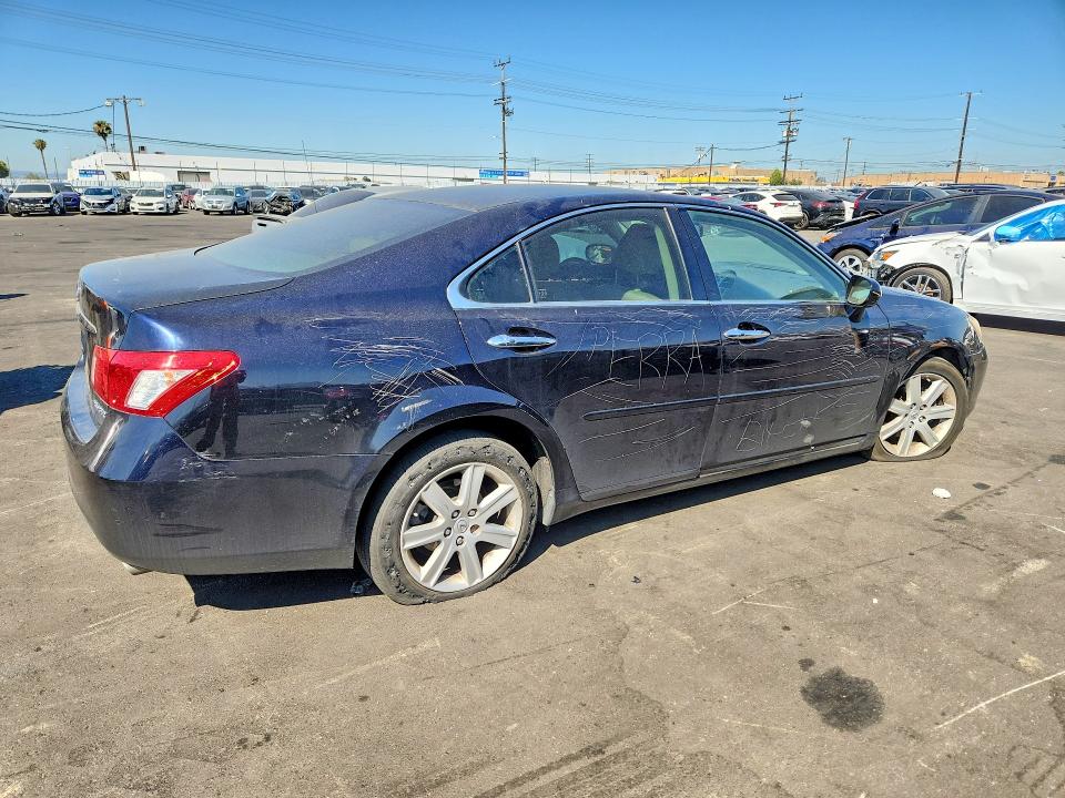 2009 Lexus ES VIN JTHBJ46G592307634 COPART salvage auction — VANDALISM, Ca - Salvage Certificate, sold $400 on 2026-07-13 (photo 3)