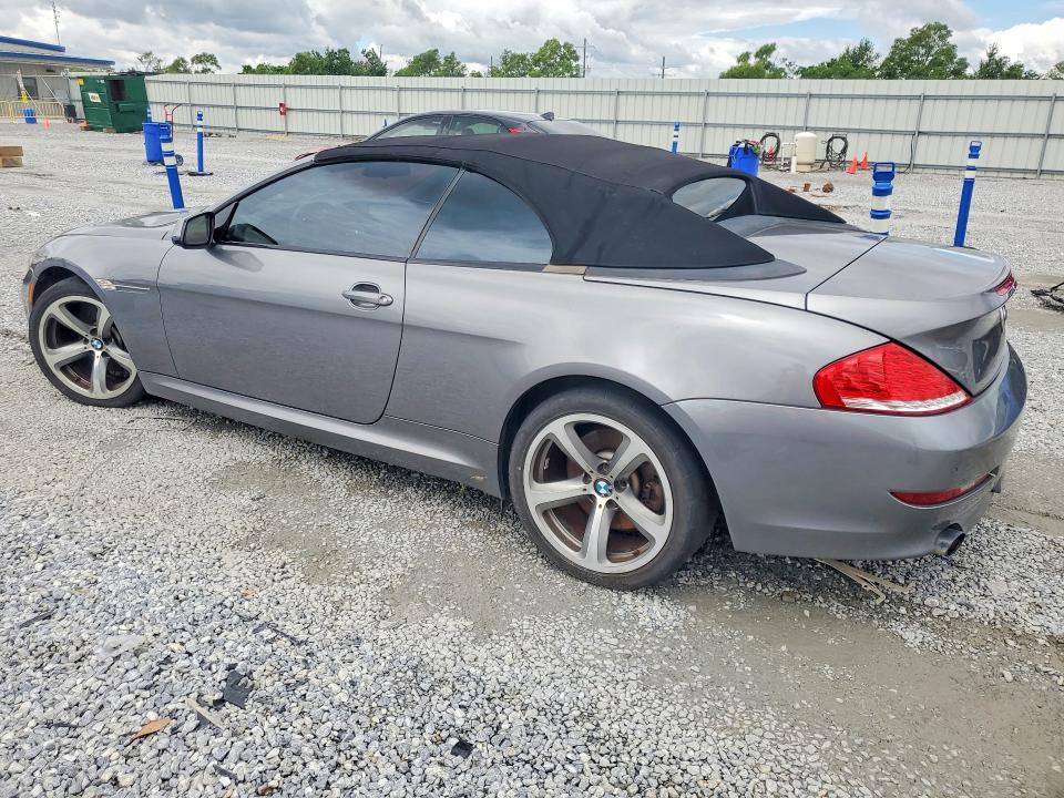 2010 BMW 6 series VIN WBAEB5C59AC225583 COPART salvage auction — NORMAL WEAR, La - Certificate Of Title, sold $500 on 2026-07-27 (photo 2)