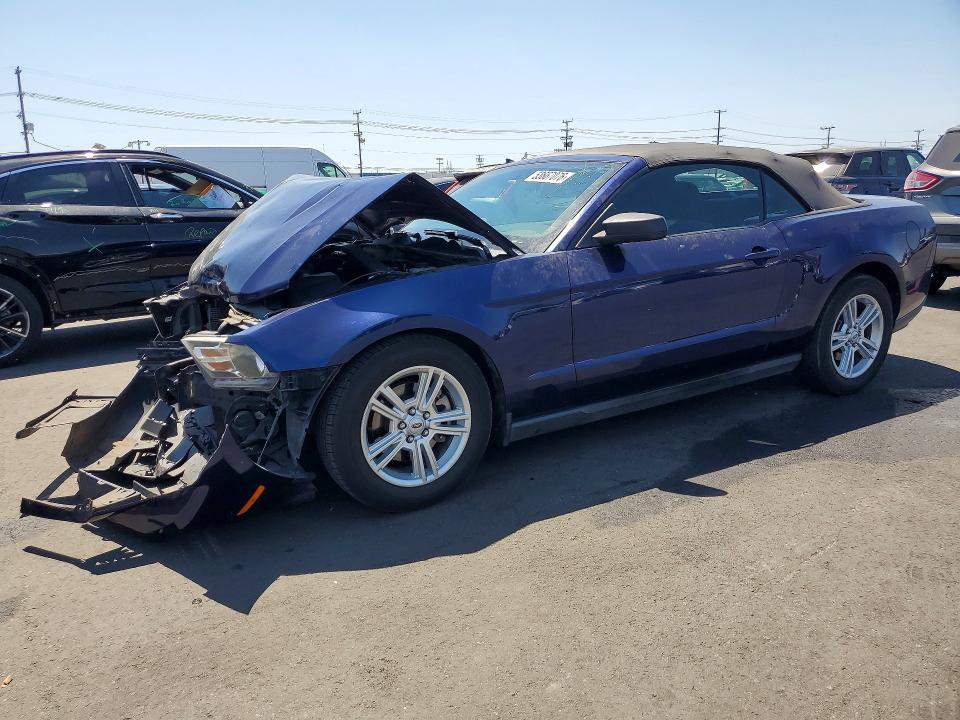 2011 Ford Mustang VIN 1ZVBP8EMXB5169136 COPART salvage auction — FRONT END, Ca - Salvage Certificate, sold $750 on 2026-07-09 (photo 1)