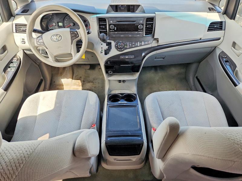 2014 Toyota Sienna VIN 5TDKK3DC5ES435691 COPART salvage auction — FRONT END, Or - Certificate Of Title, sold $2,500 on 2026-07-07 (photo 8)