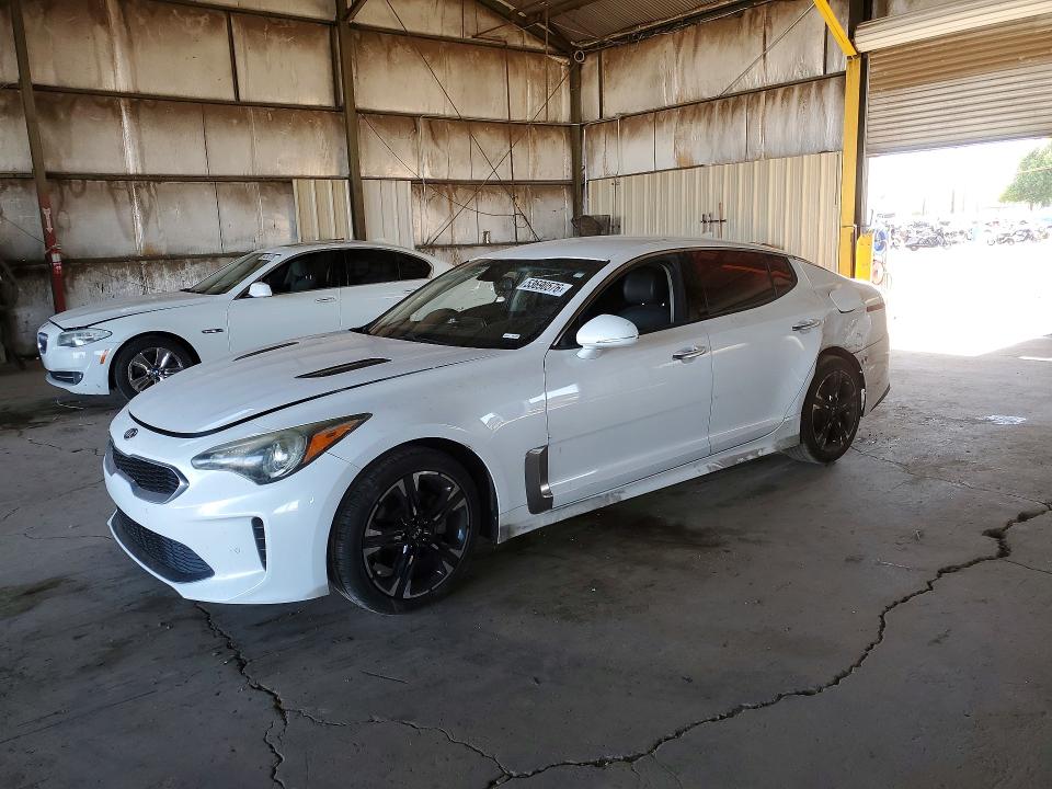 2019 Kia Stinger VIN KNAE15LA9K6049327 COPART salvage auction — REAR END, Tx - Salvage Vehicle Title, sold $2,500 on 2026-07-22 (photo 1)