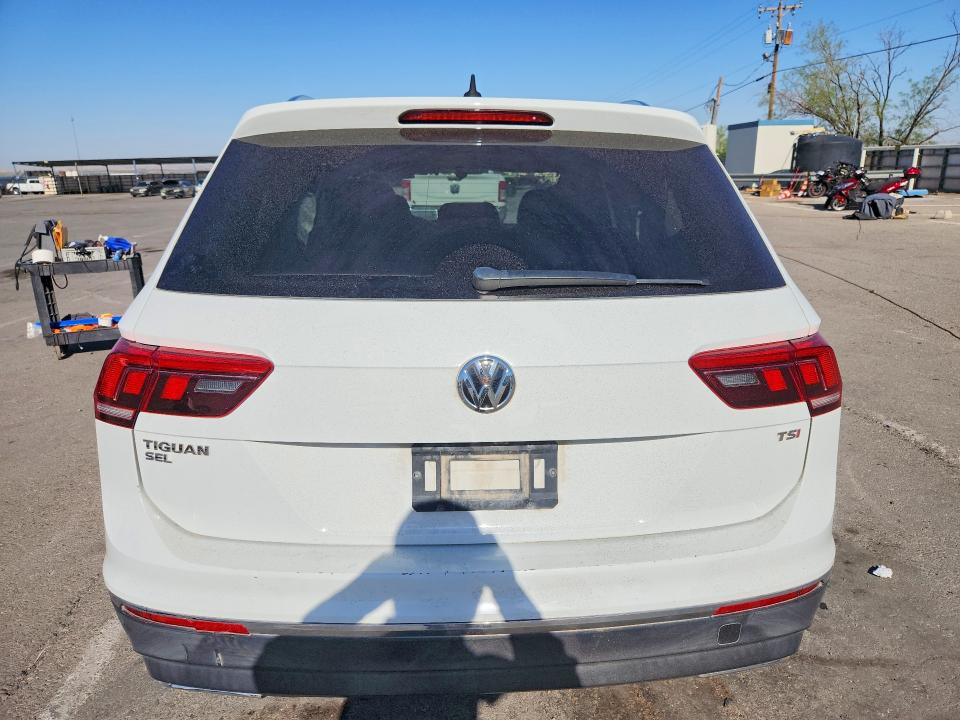 2018 Volkswagen Tiguan VIN 3VV3B7AX2JM161851 COPART salvage auction — FRONT END, Tx - Salvage Vehicle Title, sold $1,900 on 2026-08-07 (photo 6)