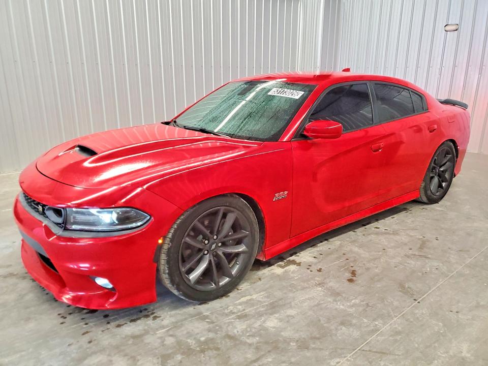 2019 Dodge Charger VIN 2C3CDXGJ0KH585254 — COPART salvage auction photo