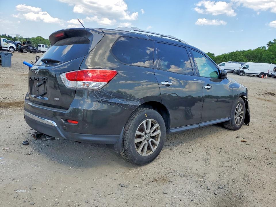 2015 Nissan Pathfinder VIN 5N1AR2MM2FC685074 COPART salvage auction — FRONT END, Md - Cert Of Salvage > 75% Damage, sold $825 on 2026-07-02 (photo 3)