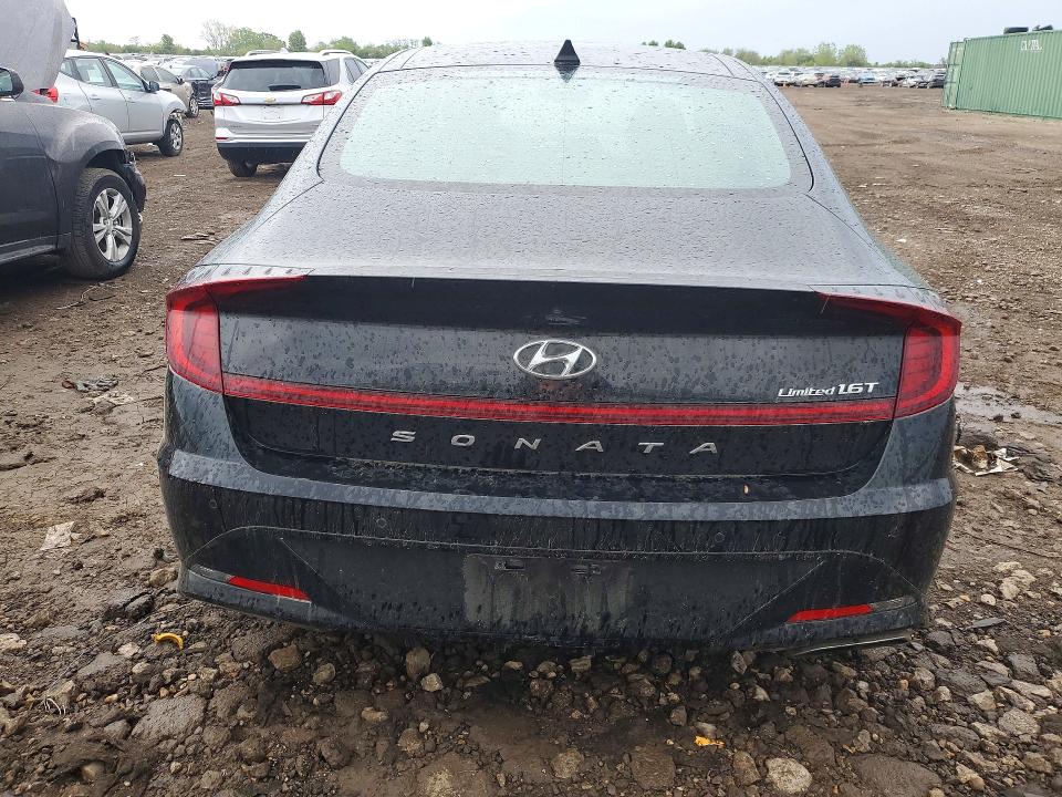 2020 Hyundai Sonata VIN 5NPEH4J24LH003447 COPART salvage auction — FRONT END, Il - Salvage Certificate, sold $3,500 on 2026-07-07 (photo 6)