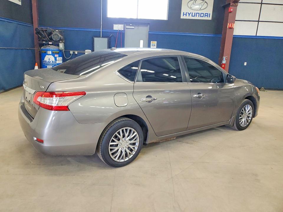 2015 Nissan Sentra VIN 3N1AB7AP0FL671461 COPART salvage auction — REAR END, CT - CERTIFICATE OF TITLE, sold $2,500 on 2026-08-20 (photo 3)