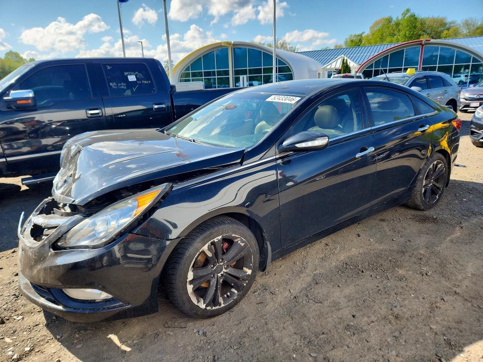 2011 Hyundai Sonata VIN 5NPEC4AB8BH297710 COPART salvage auction — FRONT END, MA - CERT OF TITLE-SALVAGE, sold $475 on 2026-07-02 (photo 1)