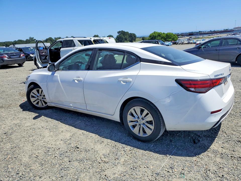 2022 Nissan Sentra VIN 3N1AB8BV7NY287407 COPART salvage auction — FRONT END, Ca - Salvage Certificate, sold $2,600 on 2026-07-02 (photo 2)