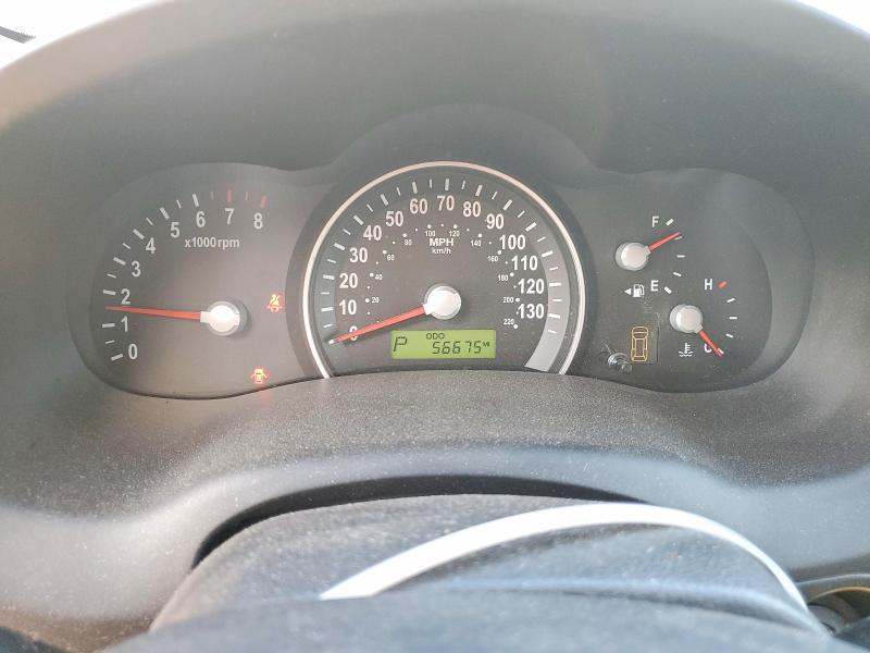 2008 Kia SEDONA VIN KNDMB133486254035 COPART salvage auction — FRONT END, Mi - Certificate Of Title, sold $1,600 on 2026-07-02 (photo 9)