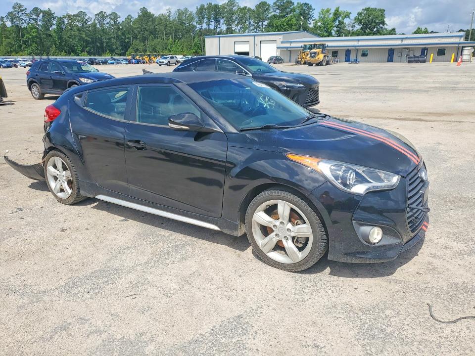2013 Hyundai VIN KMHTC6AE4DU153833 COPART salvage auction — REAR END, Sc - Cert Of Title-Salvage, sold $350 on 2026-07-20 (photo 4)