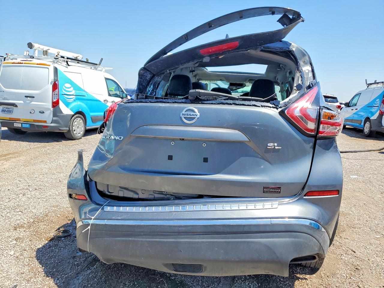 2017 Nissan Murano VIN 5N1AZ2MG4HN137062 COPART salvage auction — Front End, TX - CERTIFICATE OF TITLE, sold $350 on 2026-07-02 (photo 6)