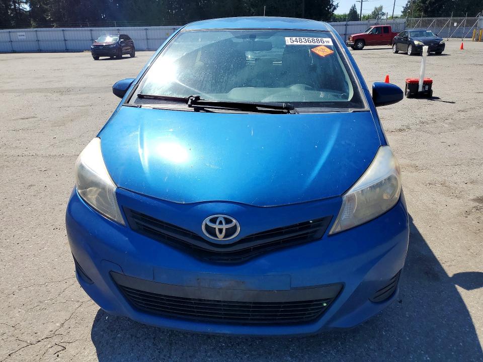 2012 Toyota Yaris VIN JTDJTUD30CD534328 COPART salvage auction — REAR END, Wa - Vehicle Cert Of Ownership-Titl, sold $1,350 on 2026-07-06 (photo 5)