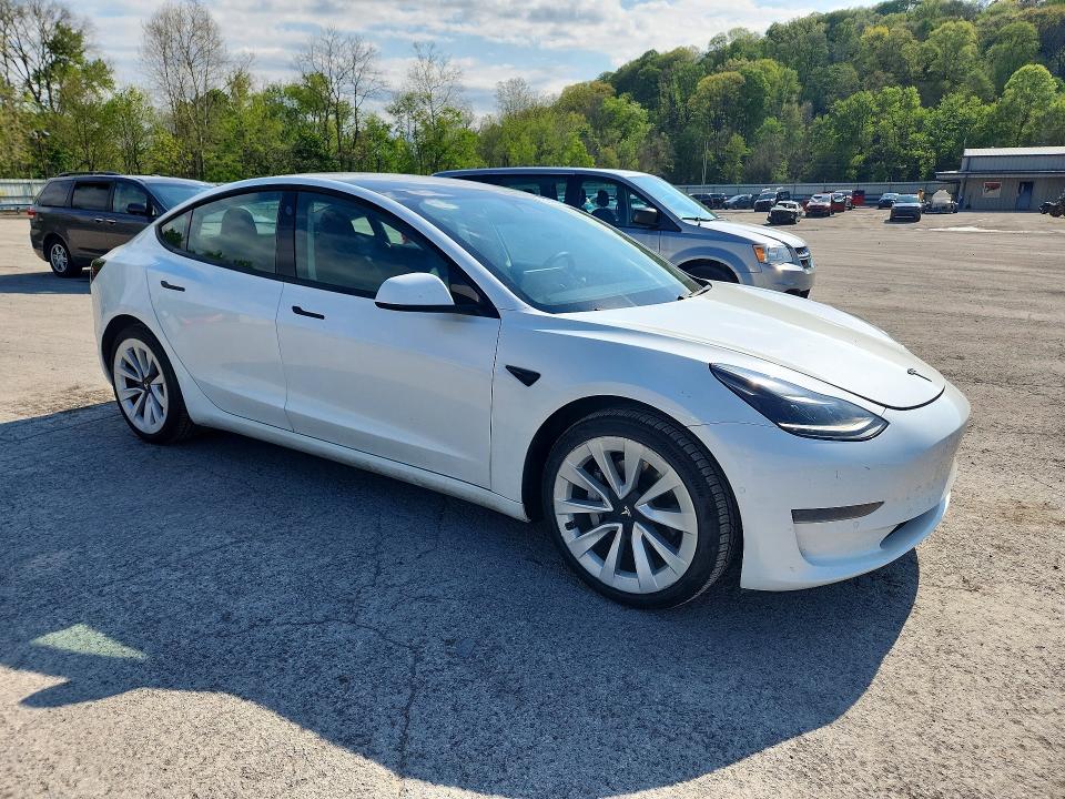2021 Tesla VIN 5YJ3E1EA1MF908275 COPART salvage auction — REAR END, Pa - Certificate Of Salvage, sold $10,600 on 2026-07-02 (photo 4)