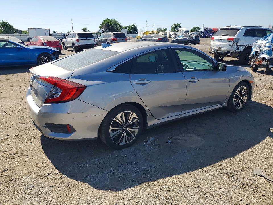 2016 Honda Civic VIN 2HGFC1F73GH650010 COPART salvage auction — REAR END, CA - SALVAGE CERTIFICATE, sold $5,900 on 2026-07-02 (photo 3)