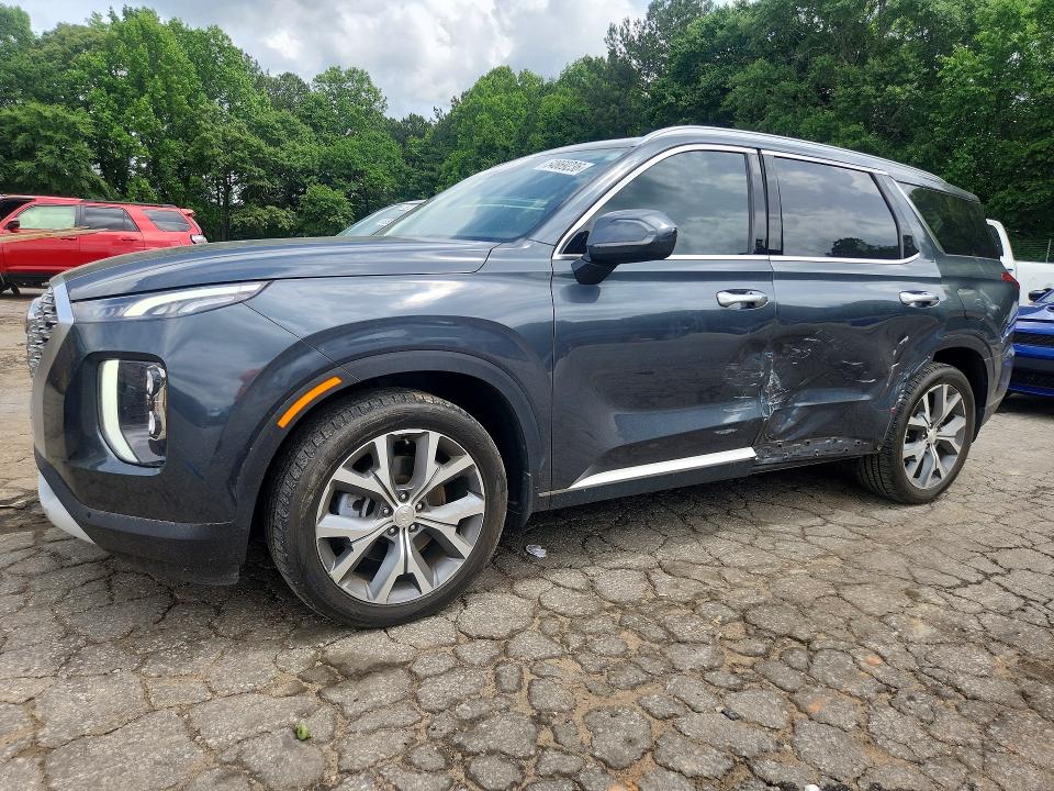 2020 Hyundai Palisade VIN KM8R44HE7LU157617 COPART salvage auction — FRONT END, Ga - Cert Of Title-Salvage, sold $10,800 on 2026-07-10 (photo 1)