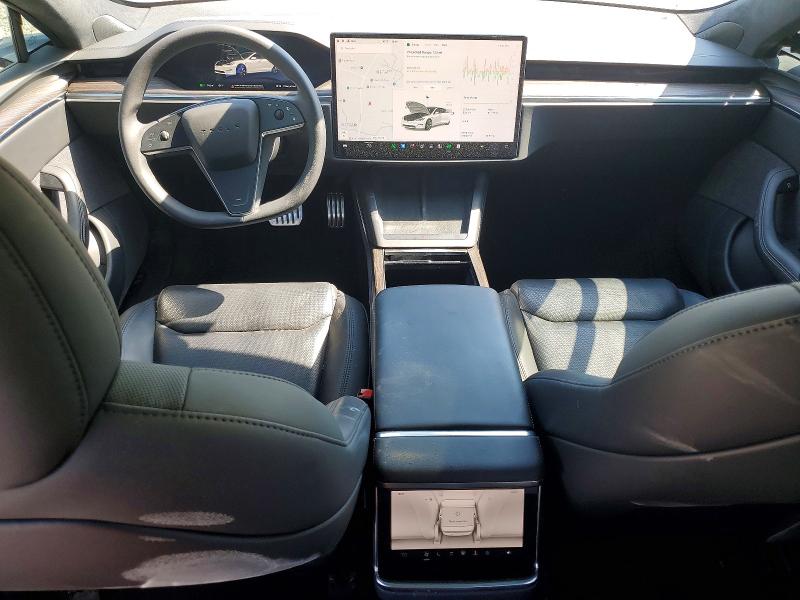 2021 Tesla Model s VIN 5YJSA1E50MF440212 COPART salvage auction — REAR END, Nc - Salvage Certificate Of Title, sold $15,400 on 2026-07-02 (photo 8)