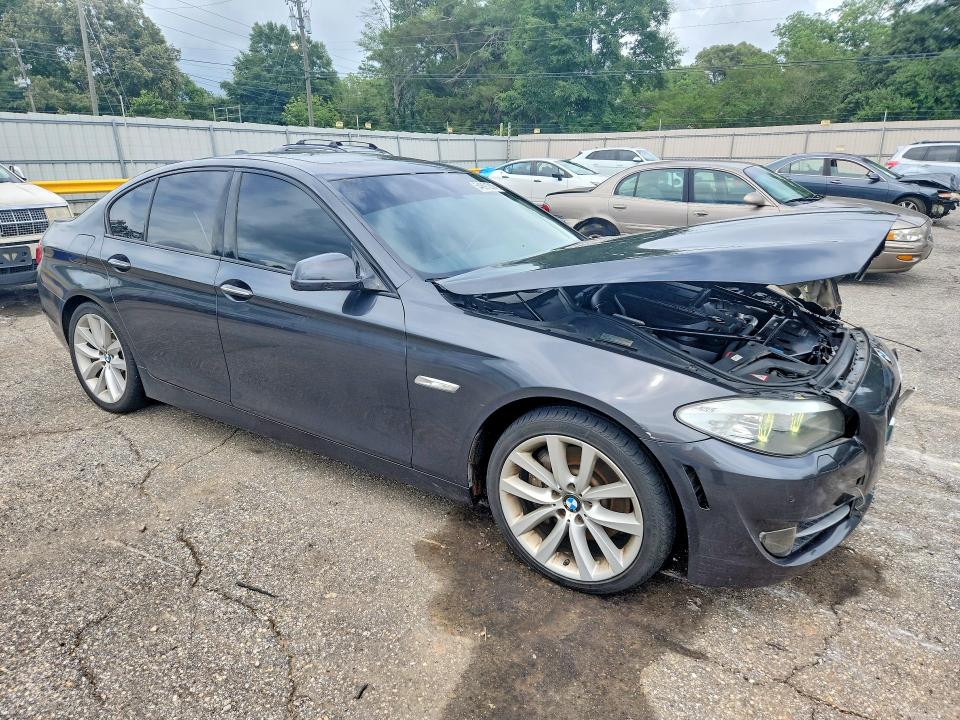 2011 BMW 5 series VIN WBAFR7C50BC603156 COPART salvage auction — FRONT END, AL - CERT OF TITLE-SALVAGE TITLE, sold $250 on 2026-07-13 (photo 4)