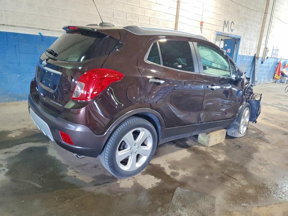 2015 Buick Encore VIN KL4CJASB1FB137308 COPART salvage auction — FRONT END, Mi - Certificate Of Title, sold $500 on 2026-07-10 (photo 3)
