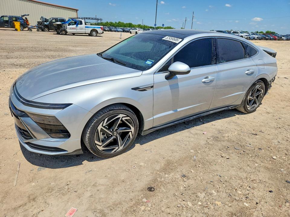 2024 Hyundai Sonata VIN KMHL14JA2RA351312 COPART salvage auction — REAR END, Tx - Certificate Of Title, sold $8,400 on 2026-07-22 (photo 1)