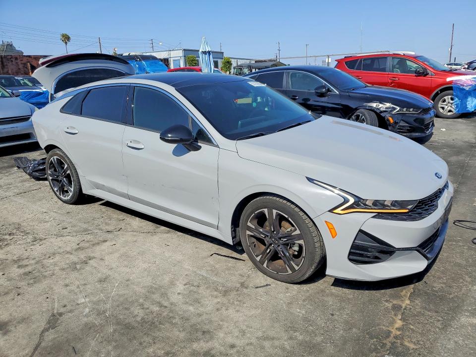 2021 Kia K5 VIN 5XXG64J20MG067156 COPART salvage auction — REAR END, Ca - Salvage Certificate, sold $7,000 on 2026-07-15 (photo 4)