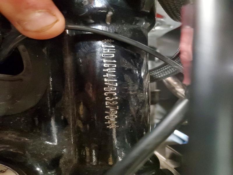 2011 Harley-davidson Fxdf VIN 1HD1GY417BC327934 COPART salvage auction — REAR END, MI - CERTIFICATE OF TITLE, sold $1,350 on 2026-07-17 (photo 8)