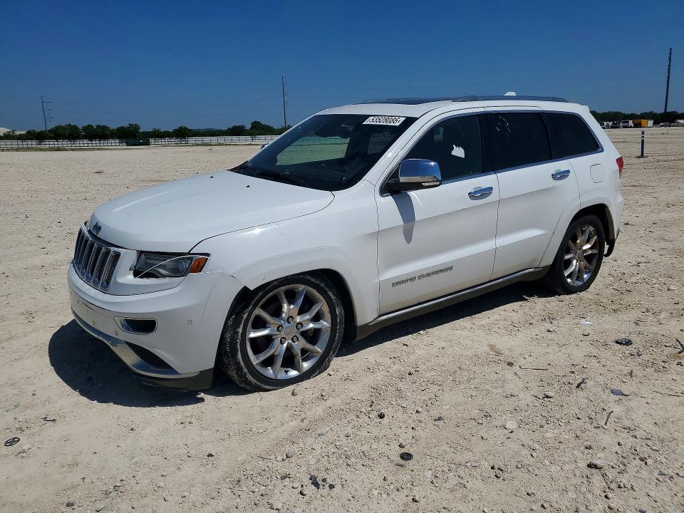 2014 Jeep VIN 1C4RJFJT2EC500506 COPART salvage auction — FRONT END, Tx - Certificate Of Title, sold $4,400 on 2026-07-21 (photo 1)